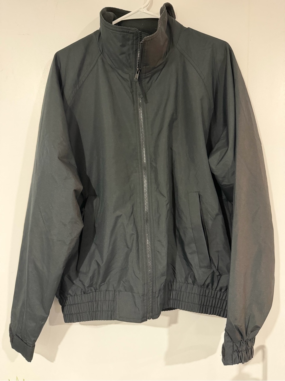 Men's Dark Gray Lightweight Zip-Up Jacket